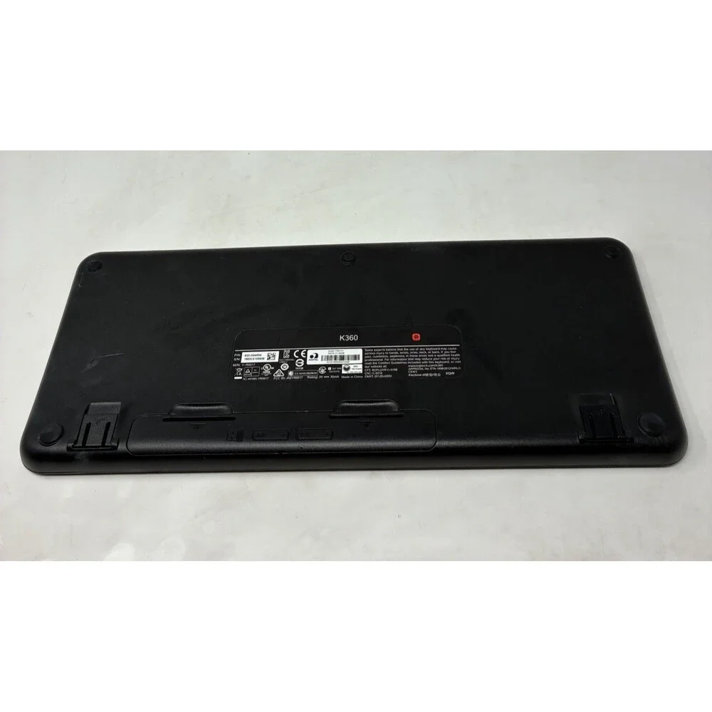Logitech K360 Wireless Compact Black Keyboard Y-R0017 with USB Unifying Receiver